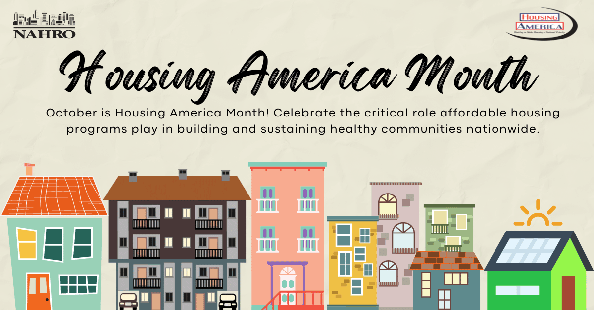 Housing America Month The National Association of Housing and