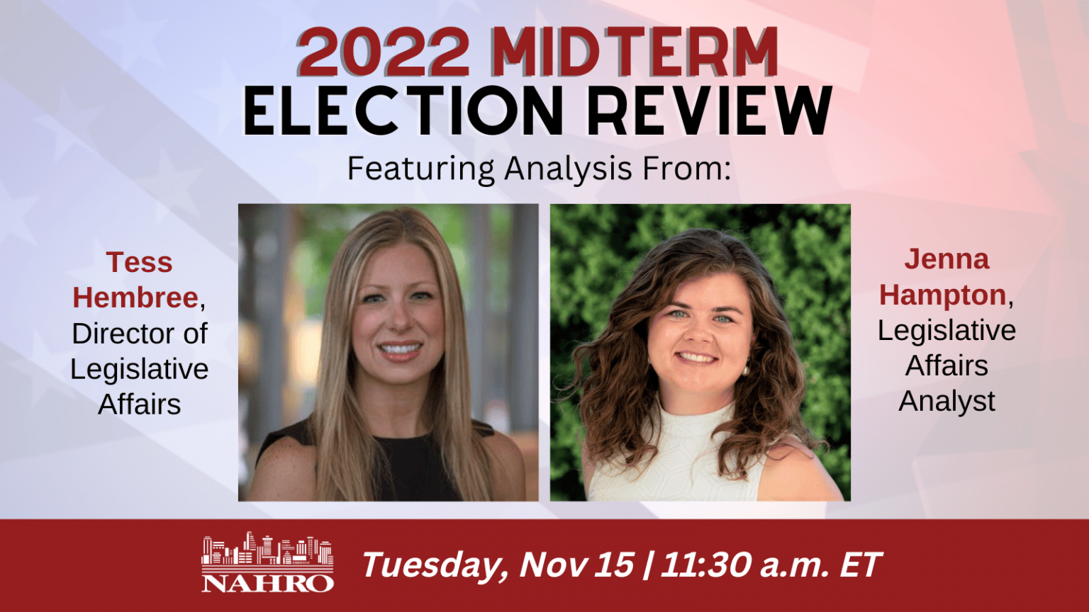 Join NAHRO For A 2022 Midterm Election Review - The National ...